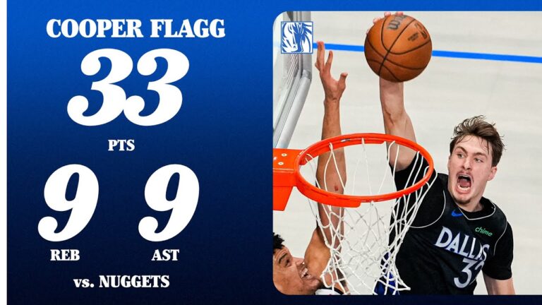 Cooper Flagg (33 PTS 9 REB 9 AST) vs. Denver Nuggets December 23, 2025