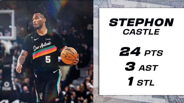 Stephon Castle Goes Off with 24 PTS Against the Thunder