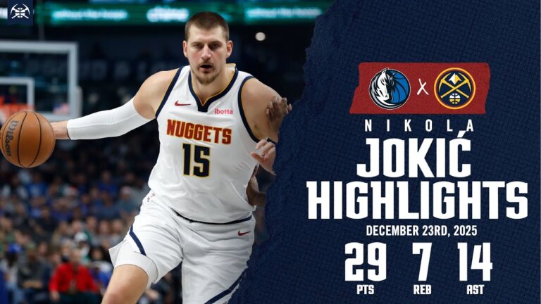 Nikola Jokić Game Highlights vs. DAL 12 23 25