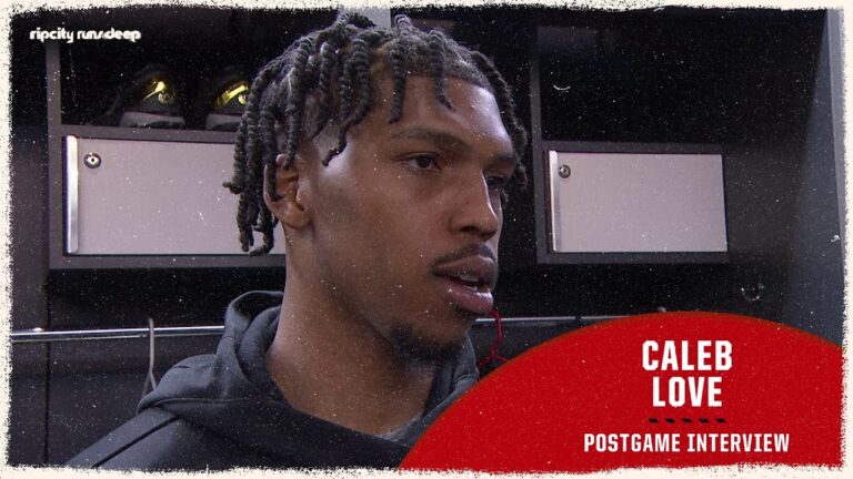 Caleb Love Postgame Media Availability vs Orlando Magic December 23rd, 2025