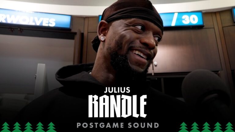 I Started Flexing To Get Myself & The Crowd Into It. Julius Randle Post Game Sound 12.23.25