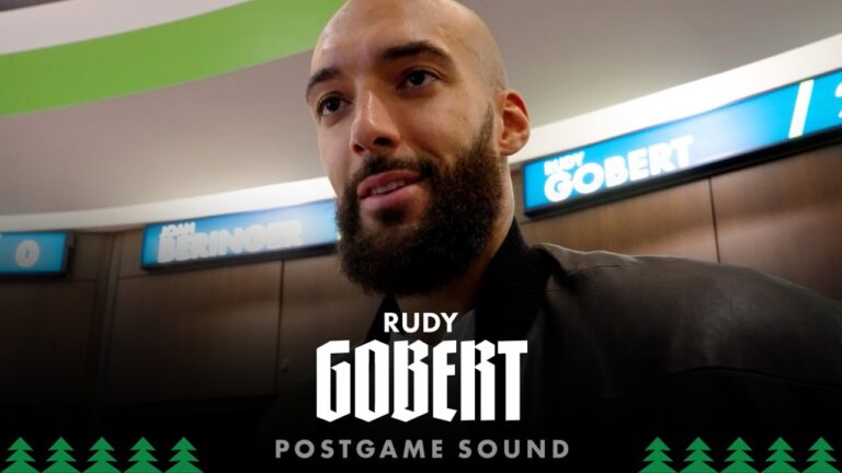 I’m In The Mindset To Help The Team Win. Rudy Gobert Post Game Sound 12.23.25