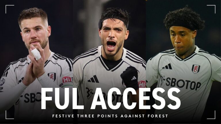 FUL ACCESS: Festive Three Points Against Forest Super Raúl Jiménez scores from the spot