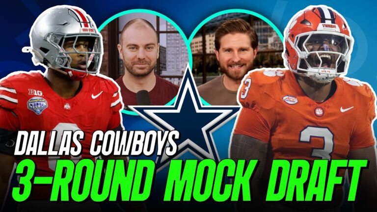 Dallas Cowboys 3 Round Mock Draft PFF