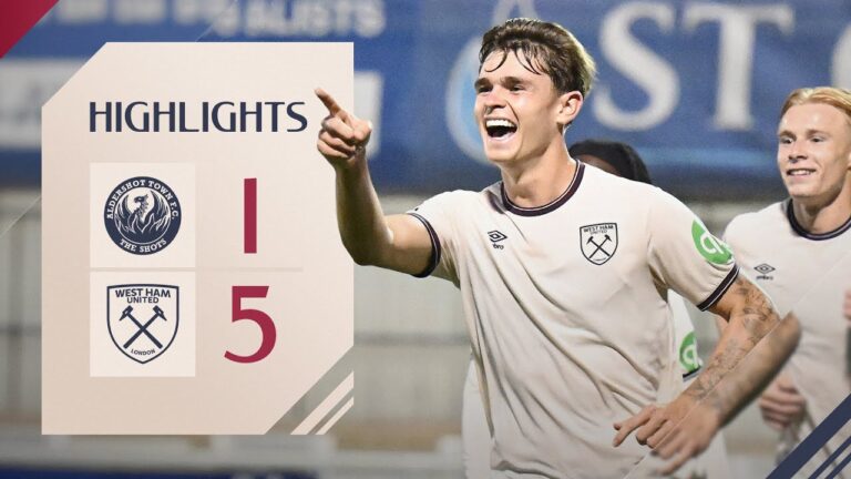 Aldershot Town 1-5 West Ham United U21 National League Cup Highlights