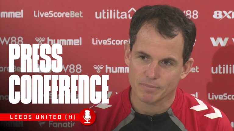 We must maintain our level to earn points. RLB On Leeds United Test Press Conference