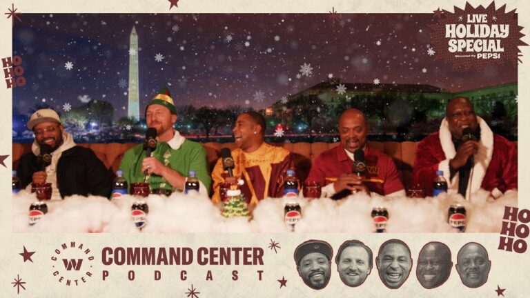 LIVE! Christmas Eve Special (feat Santa! ) Command Center Podcast Washington Commanders NFL
