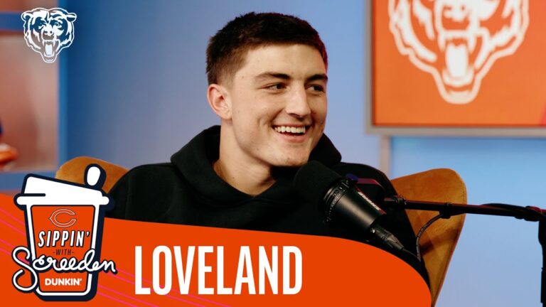 Christmas extravaganza with Colston Loveland Sippin’ with Screeden Chicago Bears