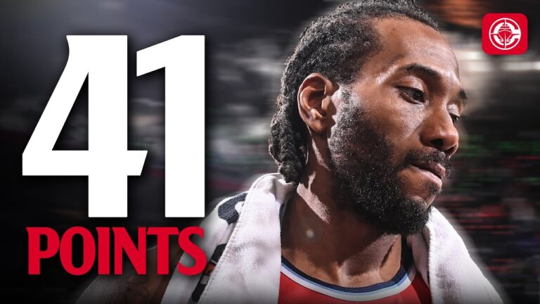 Kawhi Leonard COOKING Season-High 41 PTS vs Rockets
