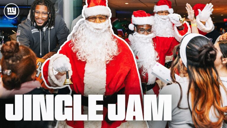 Giants Host Annual Jingle Jam New York Giants