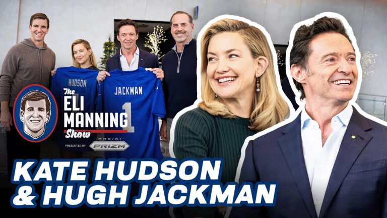 Kate Hudson &amp Hugh Jackman on Their New Movie Song Sung Blue &amp Hughs Nickname for Eli Manning