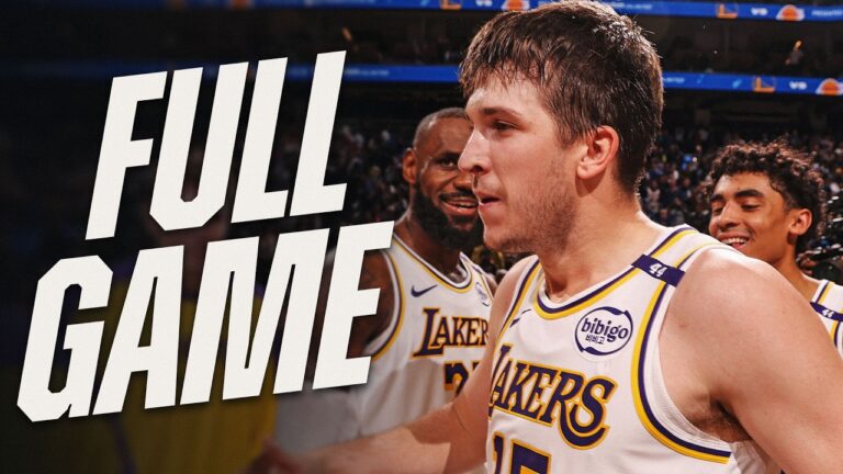 Lakers vs Warriors WILD Christmas Day Ending NBA Classic Game