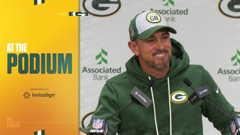 Matt LaFleur on team circumstances and needing to ‘prepare the best’ they can