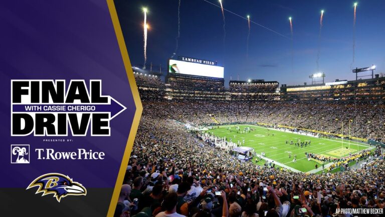 Ravens Excited to Play in Lambeau Field Cathedral Baltimore Ravens Final Drive
