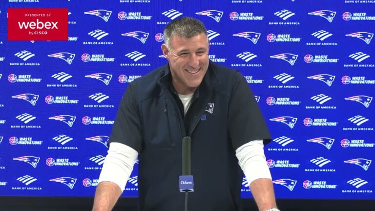 Vrabel on Trying to Win the AFC East: We Still Have Opportunities to do It. Press Conference