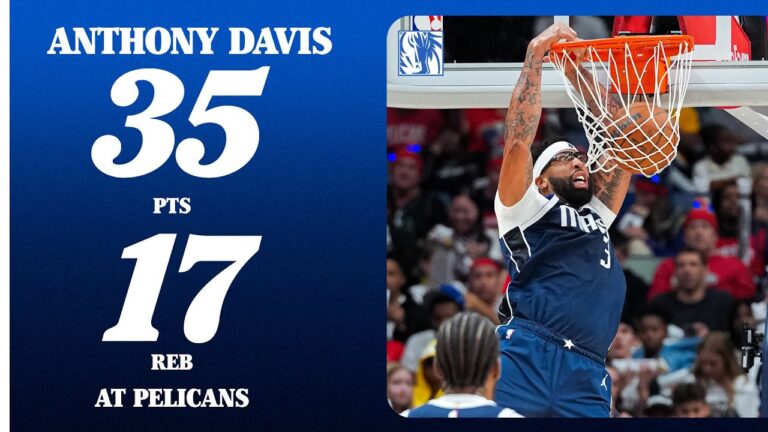 Anthony Davis (35 PTS 17 REB) at New Orleans Pelicans December 22, 2025