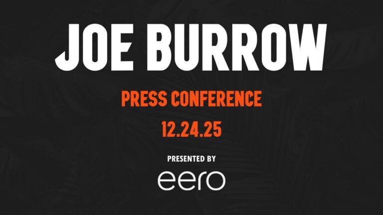 Joe Burrow Press Conference – December 24