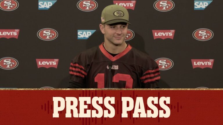 Brock Purdy Recaps Colts Game, Previews Bears Matchup 49ers