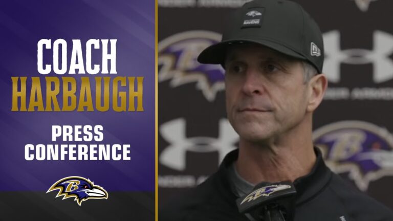 John Harbaugh on Saturday’s Must-Win Game Baltimore Ravens