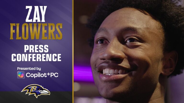 Zay Flowers on Being Named to the Pro Bowl Baltimore Ravens