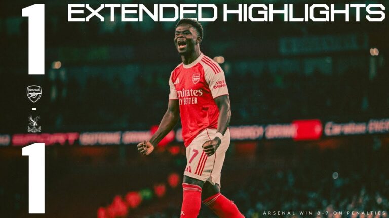 SEMI-FINAL BOUND EXTENDED HIGHLIGHTS Arsenal v Crystal Palace (1-1, 8-7 on pens) Carabao Cup