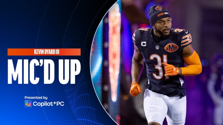 Kevin Byard III Mic’d Up Chicago Bears