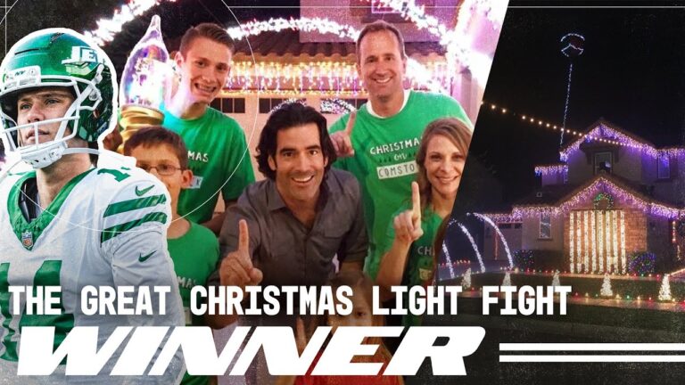 Jets Austin McNamara on His Families Christmas Traditions & Memories of Great Christmas Light Fight
