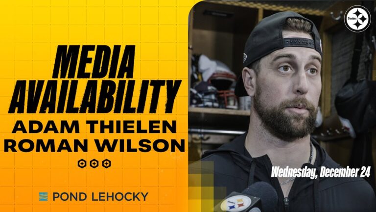 Adam Thielen, Roman Wilson Media Availability (Dec. 24) Pittsburgh Steelers
