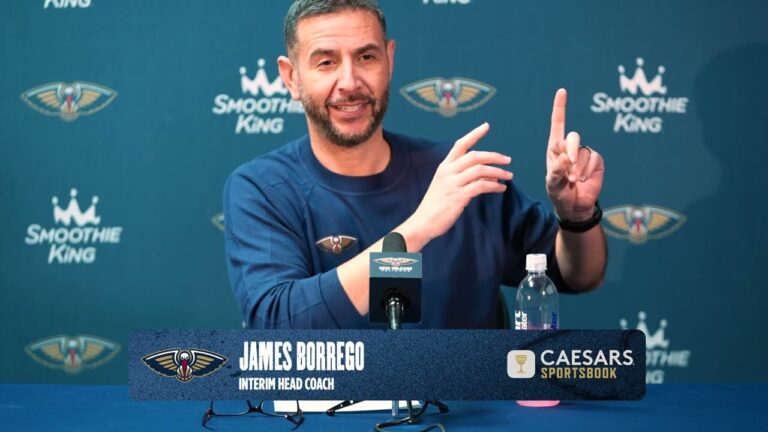 James Borrego recaps 5th straight win Pelicans-Mavericks Postgame Interview 12 22 25