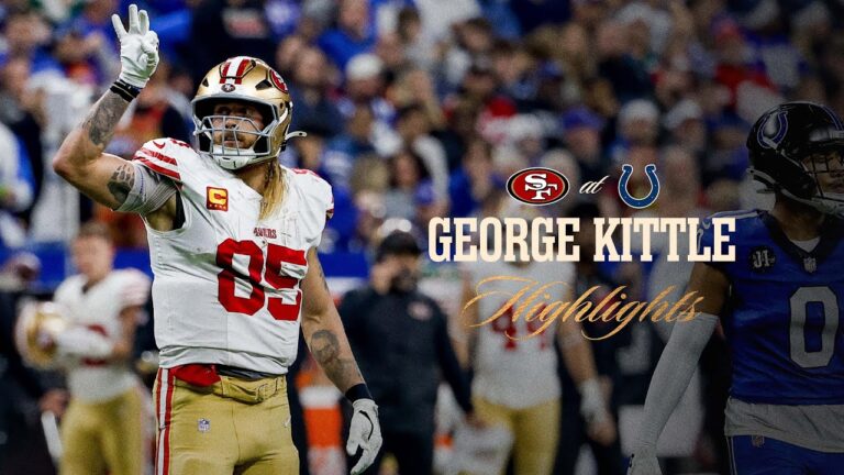 George Kittle’s Best Plays from 115-Yard Game vs. Colts Week 16