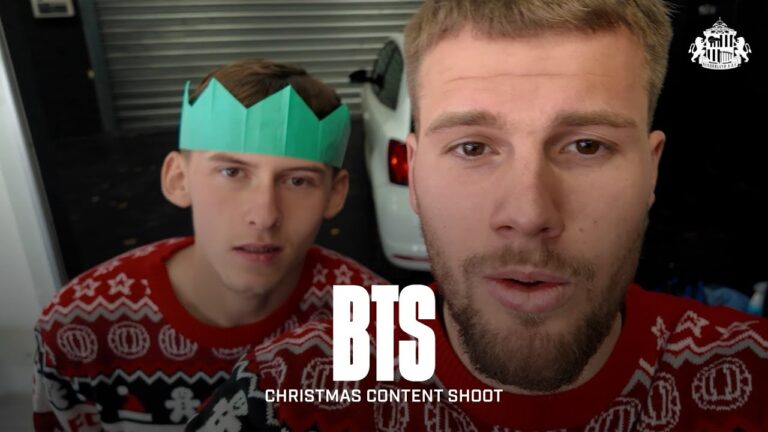 Behind The Scenes Christmas Content Shoot