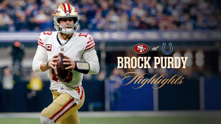 Brock Purdy’s Best Plays from 5-TD Game vs. Colts Week 16