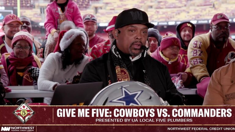 Gameday LIVE: Deck the Halls on Christmas Morning to Preview Commanders vs. Cowboys NFL