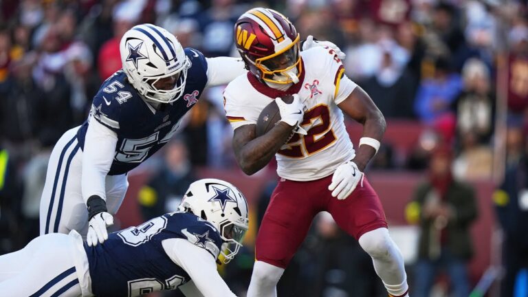 Jacory Croskett-Merritt’s best runs from 2-TD game vs. Cowboys Week 17