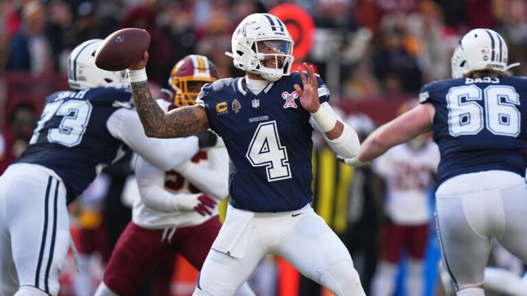Dak Prescott’s best plays from 2-TD game vs. Commanders Week 17