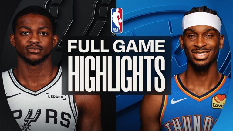 SPURS at THUNDER FULL GAME HIGHLIGHTS December 25, 2025