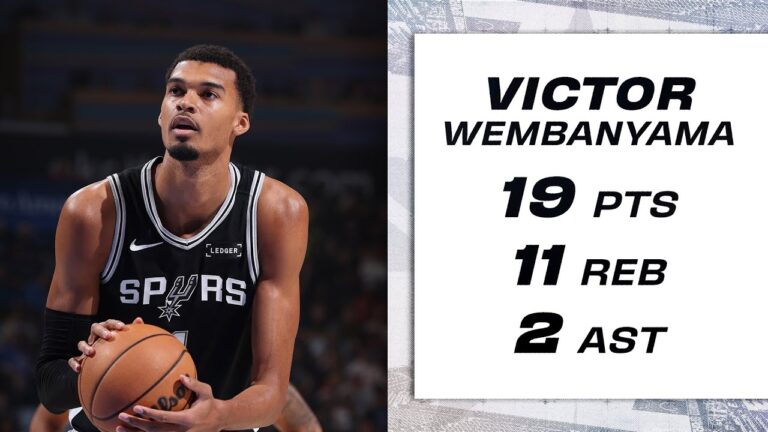 Victor Wembanyama’s Double-Double Leads Spurs Over OKC on Christmas