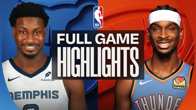 GRIZZLIES at THUNDER FULL GAME HIGHLIGHTS December 22, 2025