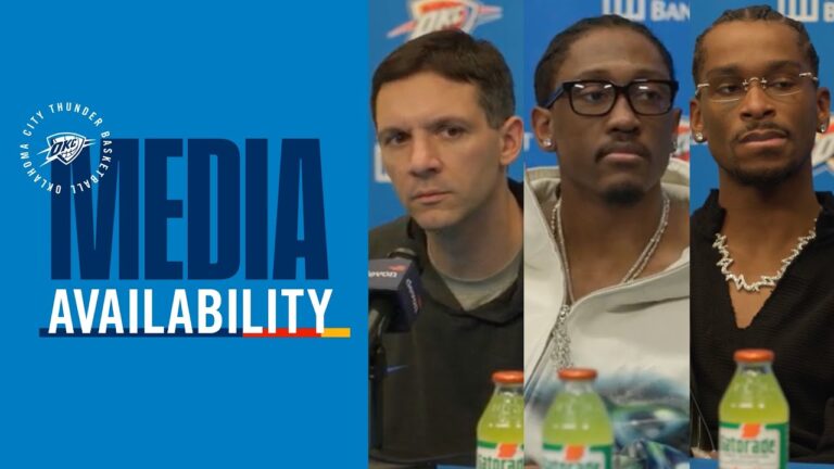 Coach Daigneault, Jalen Williams, and SGA Postgame Media Availability December 25, 2025