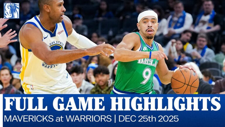 Mavericks Highlights at Golden State Warriors December 25, 2025