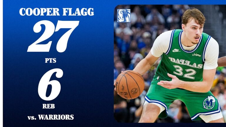 Cooper Flagg (27 Points) vs. Golden State Warriors December 25, 2025