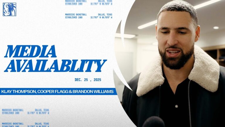 Jason Kidd, Klay Thompson, Cooper Flagg, & Brandon Williams Media Availability GSW 12 25 25