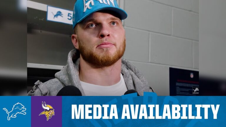 Detroit Lions players meet with media 2025 NFL Regular Season Week 17: Lions at Vikings