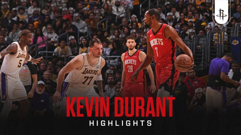 Kevin Durant (25 points) Highlights vs. Los Angeles Lakers