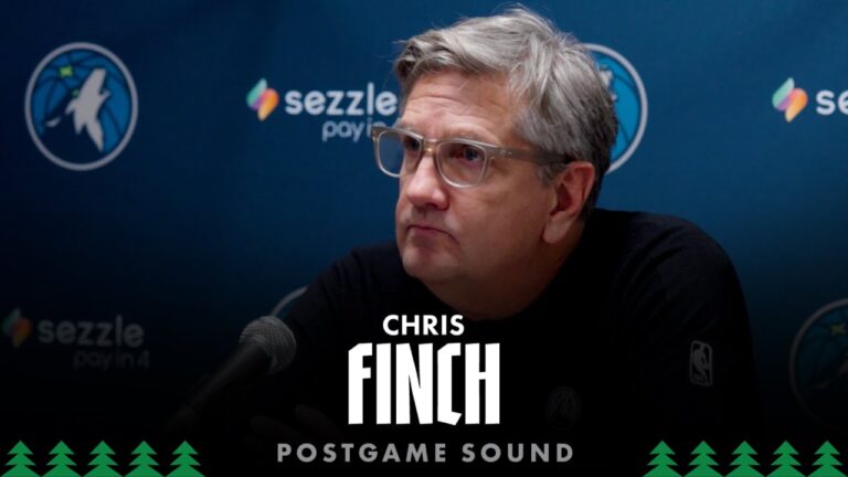 We’re Always Gonna Respond Chris Finch Postgame Sound 12.25.25