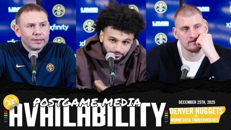 ALL Denver Nuggets Postgame Media vs. MIN