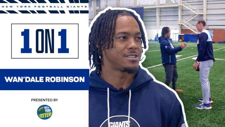Wan&39Dale Robinson 1-on-1 with Shaun OHara New York Giants