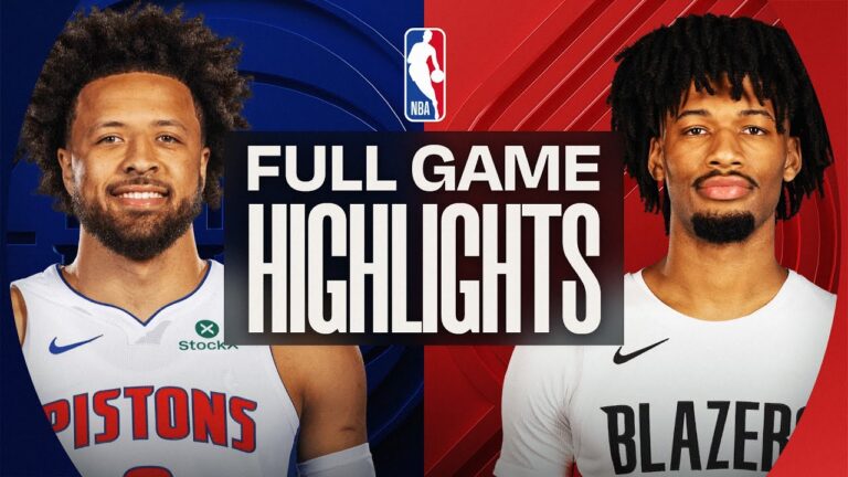 PISTONS at TRAIL BLAZERS FULL GAME HIGHLIGHTS December 22, 2025 (edited)