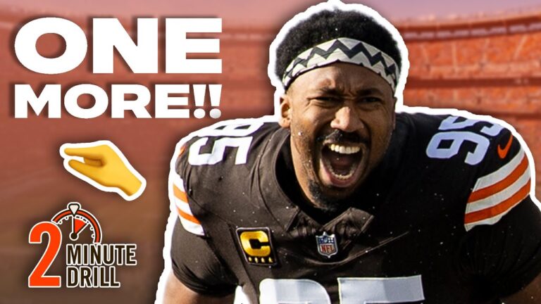 Can Myles Garrett break the sack record? : 2 Minute Drill