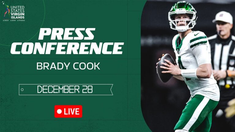 Brady Cook Postgame Press Conference (12 28) New York Jets vs. New England Patriots Week 17